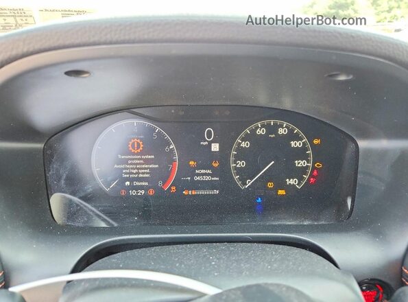 3CZRZ2H50RM705099 2024 HONDA HR-V Белый Вид щитка приборов