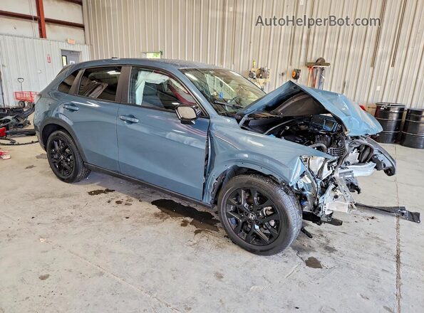 3CZRZ2H52RM747516 2024 HONDA HR-V Бирюзовый Передняя правая четверть
