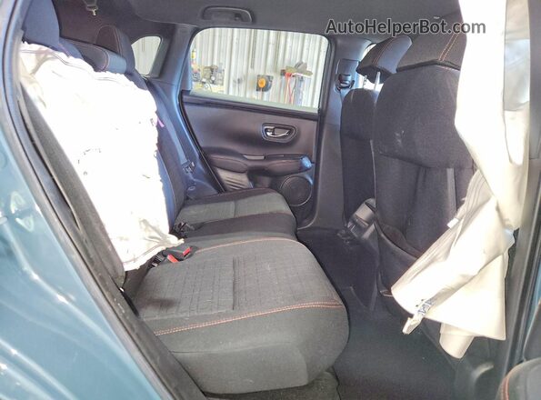 3CZRZ2H52RM747516 2024 HONDA HR-V Бирюзовый Вид задней части салона
