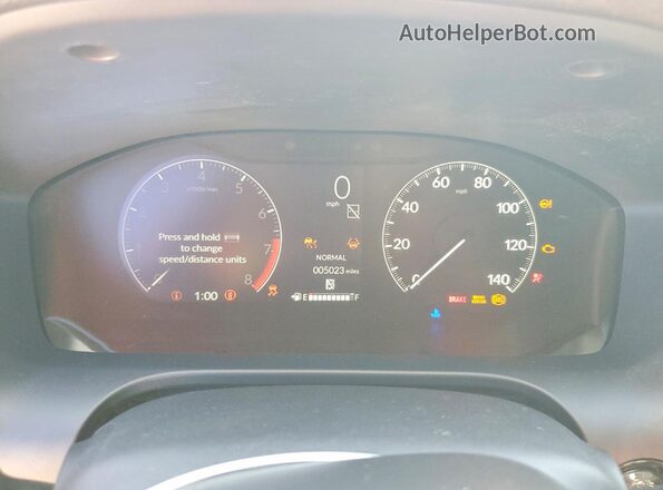 3CZRZ2H54SM705256 2025 HONDA HR-V White Instrument cluster view