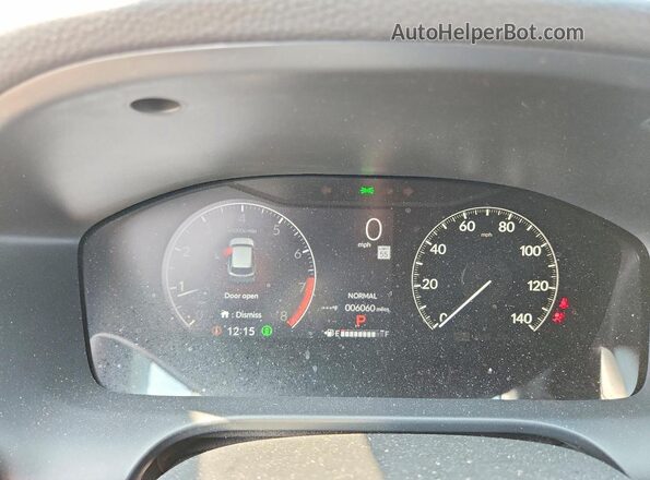 3CZRZ2H54TM735343 2026 HONDA HR-V Gray Вид щитка приладів