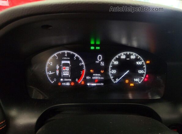 3CZRZ2H56RM708119 2024 HONDA HR-V Red Vista del cuadro de instrumentos