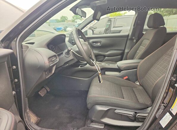 3CZRZ2H56SM710314 2025 HONDA HR-V Black Вид салону спереду