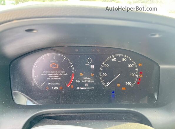 3CZRZ2H56SM751686 2025 HONDA HR-V Gray Widok zestawu wskaźników