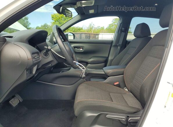 3CZRZ2H56SM752207 2025 HONDA HR-V White Widok wnętrza z przodu