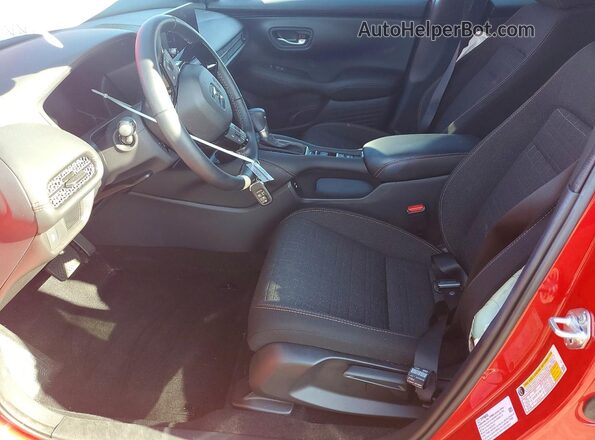 3CZRZ2H56TM736879 2026 HONDA HR-V Red Widok wnętrza z przodu