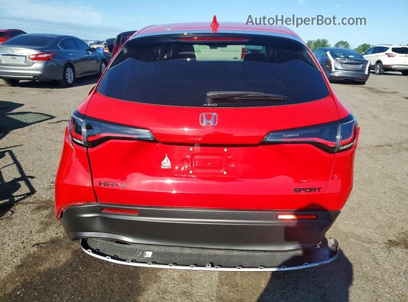 3CZRZ2H56TM736879 2026 HONDA HR-V Red Widok z tyłu