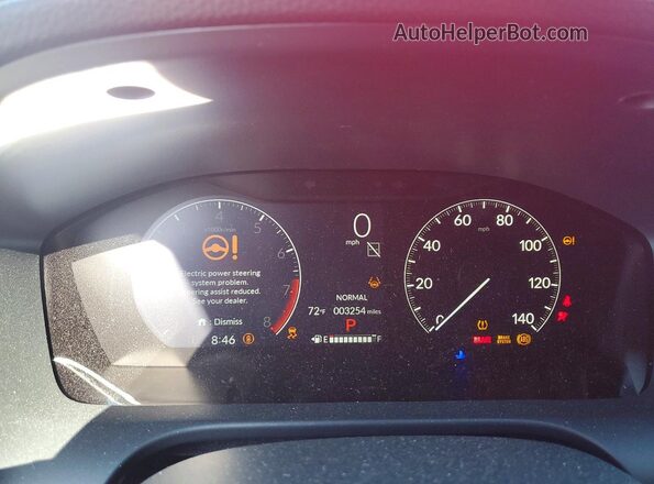 3CZRZ2H56TM736879 2026 HONDA HR-V Red Widok zestawu wskaźników
