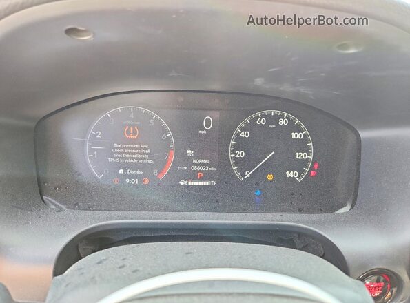 3CZRZ2H59PM701470 2023 HONDA HR-V White Widok zestawu wskaźników