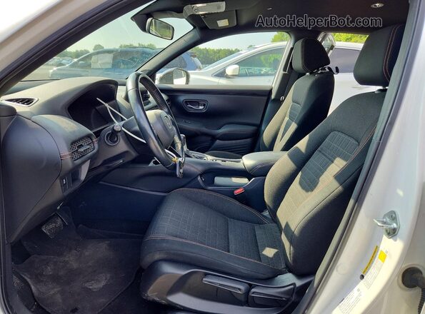 3CZRZ2H59PM701470 2023 HONDA HR-V White Widok wnętrza z przodu