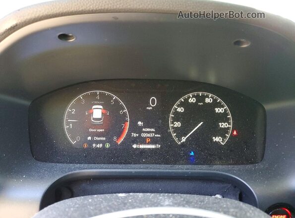 3CZRZ2H5XPM719721 2023 HONDA HR-V White Vista del cuadro de instrumentos