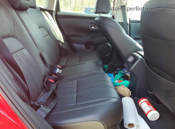 3CZRZ2H70SM749028 2025 HONDA HR-V Red Widok wnętrza z tyłu
