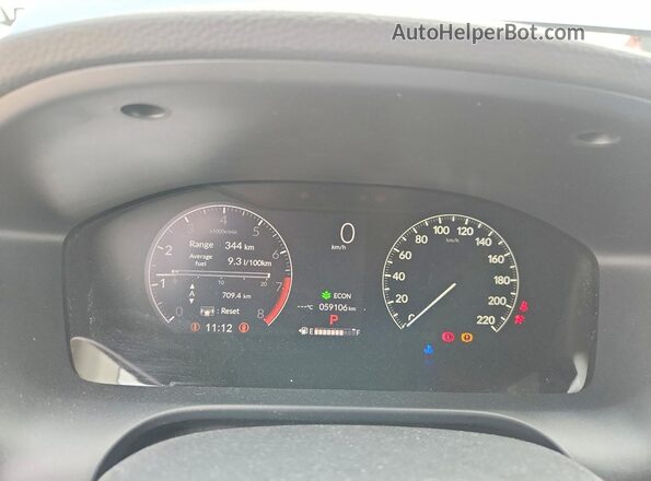 3CZRZ2H78PM100701 2023 HONDA HR-V Синий Вид щитка приборов