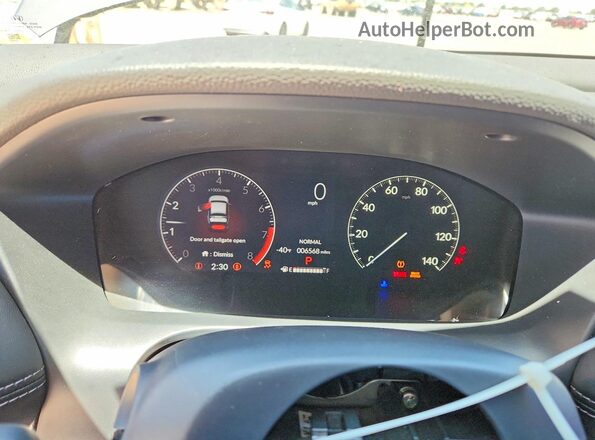 3CZRZ2H7XPM708493 2023 HONDA HR-V Gray ხელსაწყოთა პანელის ხედი