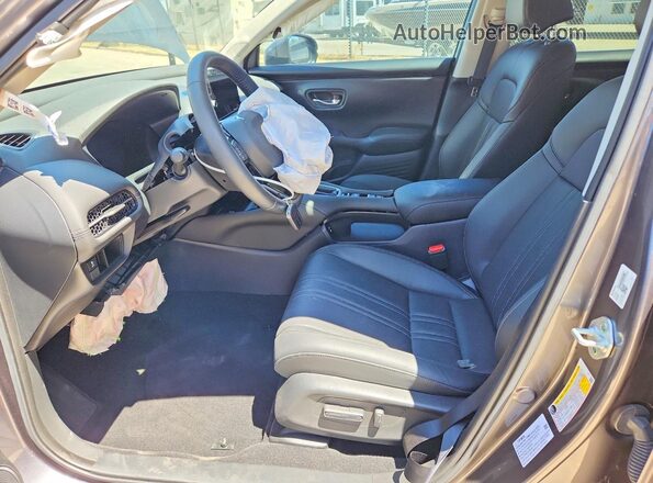 3CZRZ2H7XPM708493 2023 HONDA HR-V Gray წინა სალონის ხედი