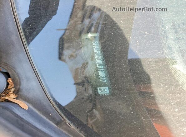 3FA6P0CD0LR196617 2020 FORD FUSION Silver Вид наклейки з VIN-кодом