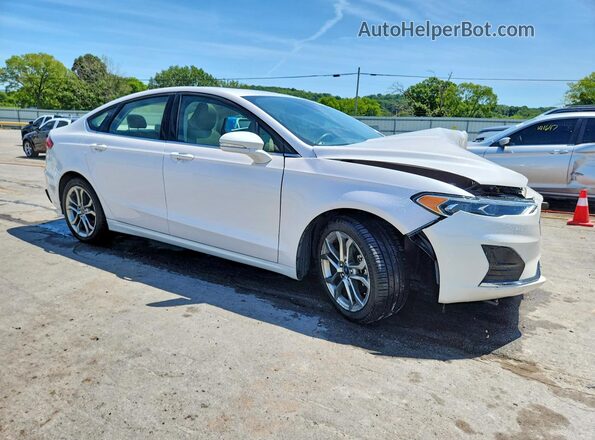 3FA6P0CD0LR249817 2020 FORD FUSION Белый Передняя правая четверть