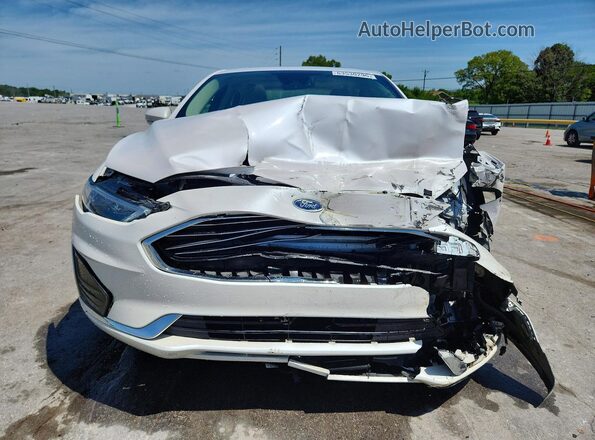 3FA6P0CD0LR249817 2020 FORD FUSION Белый Вид спереди