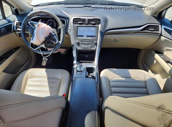 3FA6P0CD0LR249817 2020 FORD FUSION Белый Вид панели приборов
