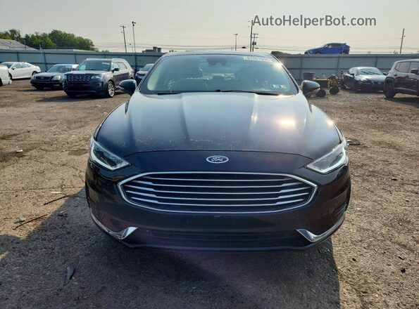 3FA6P0CD1KR245290 2019 FORD FUSION Black Widok z przodu