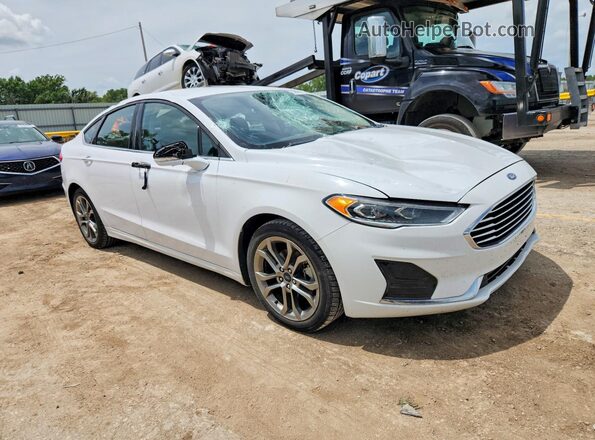 3FA6P0CD2LR152098 2020 FORD FUSION White Delantero derecho