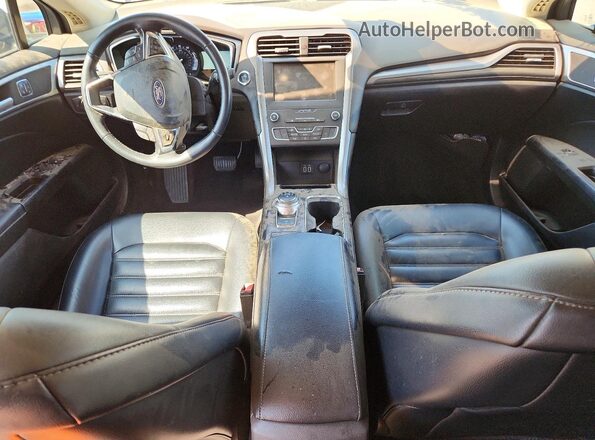 3FA6P0CD3KR117049 2019 FORD FUSION Угольный Вид панели приборов