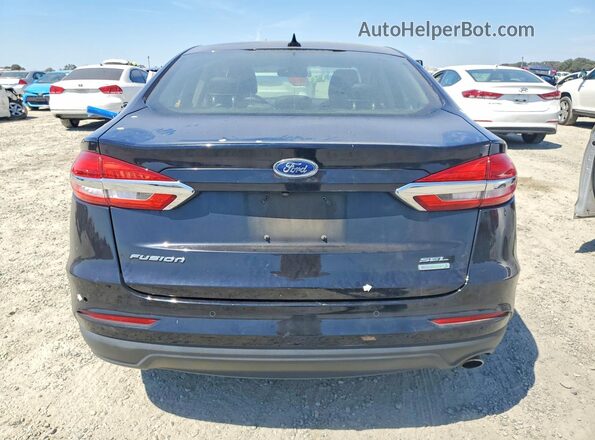 3FA6P0CD5KR109311 2019 FORD FUSION Black Rear view