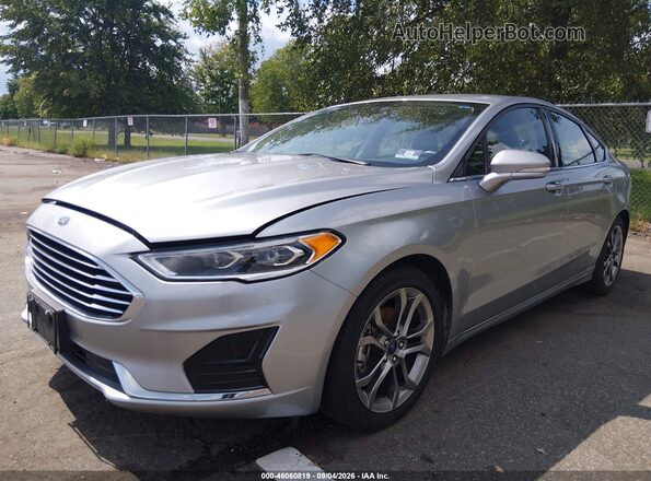 3FA6P0CD5LR101856 2020 FORD FUSION Silver Առջևի ձախ երեք քառորդ տեսարան