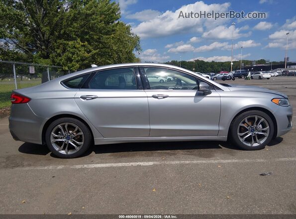 3FA6P0CD5LR101856 2020 FORD FUSION Silver Սալոնի հետևի տեսք