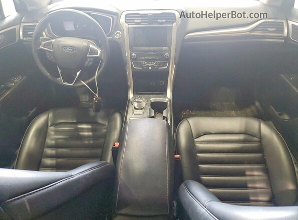 3FA6P0CD6KR117241 2019 FORD FUSION Gray Առջևի վահանակի տեսք
