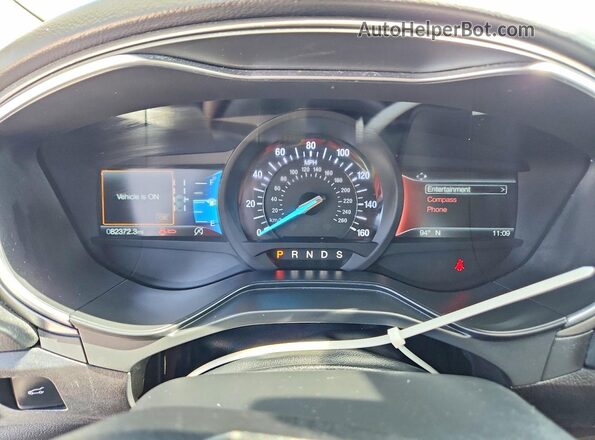 3FA6P0CD7KR139264 2019 FORD FUSION Silver Widok zestawu wskaźników
