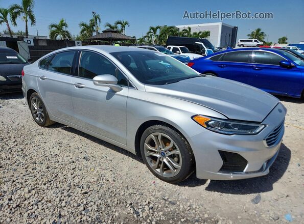 3FA6P0CD7KR139264 2019 FORD FUSION Silver Przód prawy