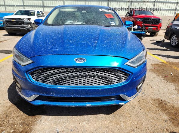 3FA6P0D94LR151447 2020 FORD FUSION Blue წინა ხედი
