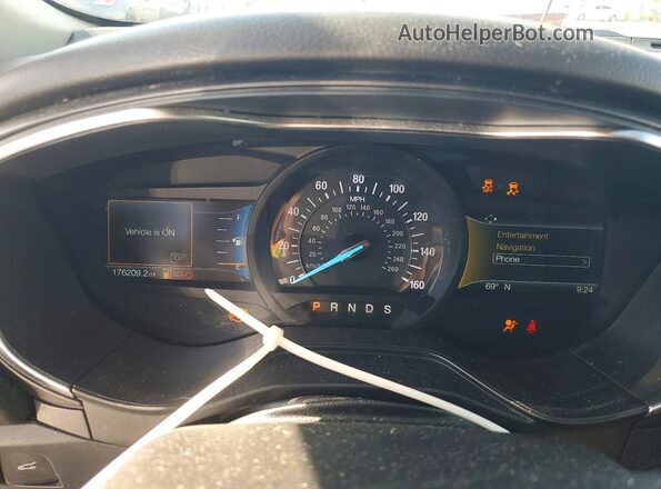 3FA6P0D95LR118344 2020 FORD FUSION White Widok zestawu wskaźników