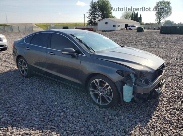 3FA6P0D96LR151191 2020 FORD FUSION Серый Передняя правая четверть