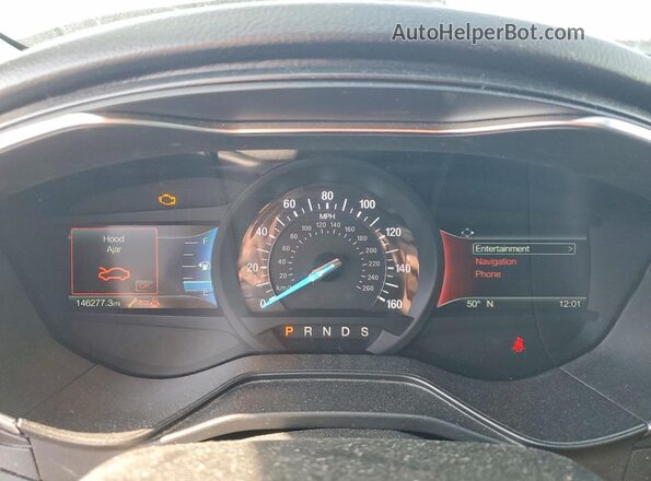 3FA6P0D96LR151191 2020 FORD FUSION Серый Вид щитка приборов