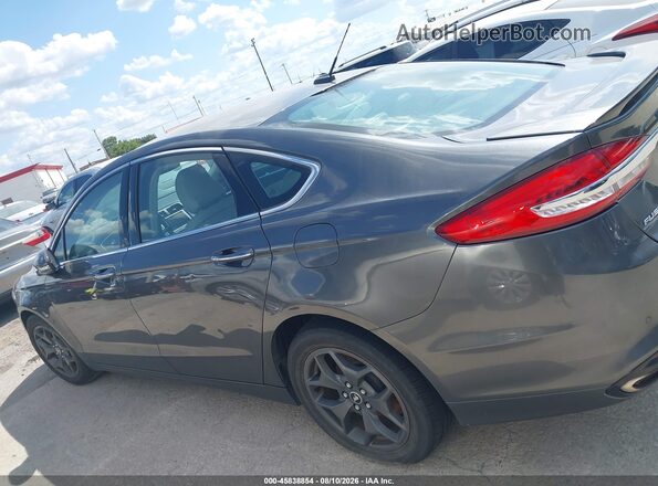 3FA6P0D97JR168966 2018 FORD FUSION Gray 360 interior view