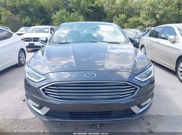 3FA6P0D97JR168966 2018 FORD FUSION Gray Front view