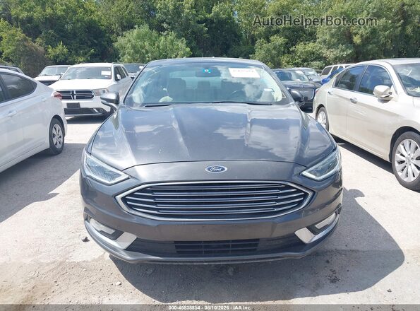 3FA6P0D97JR168966 2018 FORD FUSION Gray Instrument cluster view