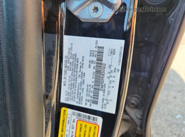 3FA6P0D99JR247653 2018 FORD FUSION Black Շարժիչի բաժամունքի տեսք