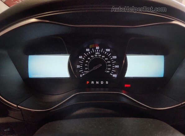 3FA6P0D9XJR212202 2018 FORD FUSION Burgundy Instrument cluster view