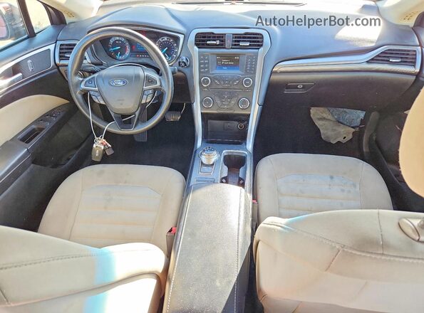 3FA6P0G71HR163816 2017 FORD FUSION Maroon Widok deski rozdzielczej
