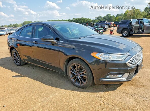 3FA6P0G71JR252582 2018 FORD FUSION Black Առջևի աջ