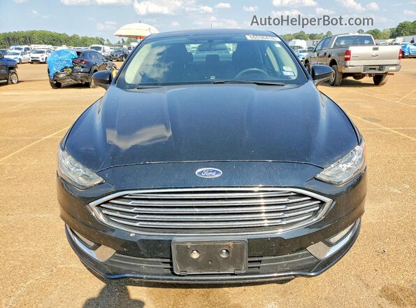 3FA6P0G71JR252582 2018 FORD FUSION Black Դիմացի տեսք