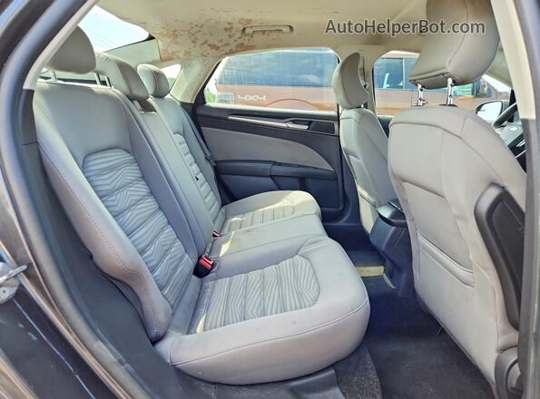 3FA6P0G72GR199108 2016 FORD FUSION Gray Հետևի նստատեղերի տեսք
