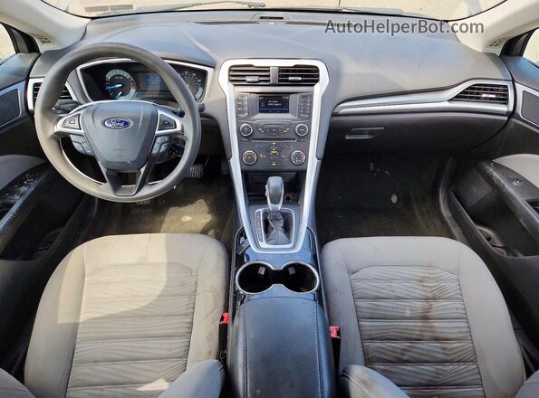 3FA6P0G72GR199108 2016 FORD FUSION Gray Առջևի վահանակի տեսք