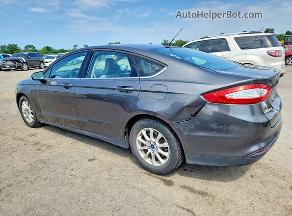 3FA6P0G72GR199108 2016 FORD FUSION Gray Հետևի ձախ