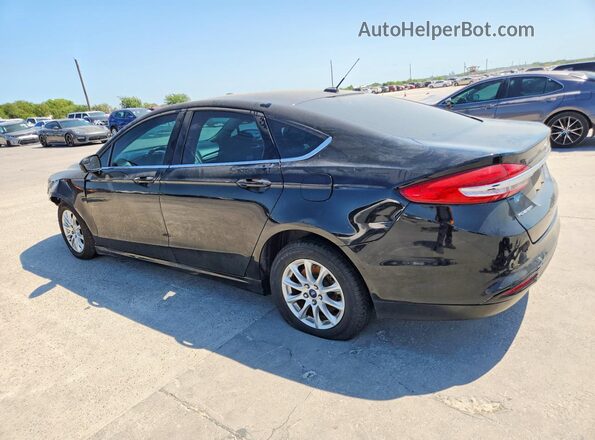 3FA6P0G72JR166925 2018 FORD FUSION Black Rear left