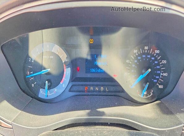 3FA6P0G72JR166925 2018 FORD FUSION Black Instrument cluster view