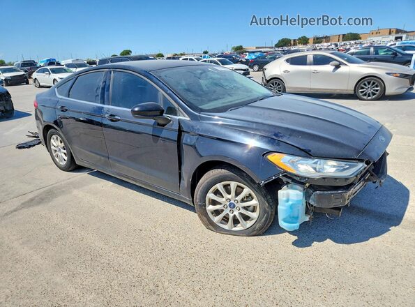 3FA6P0G72JR166925 2018 FORD FUSION Black Front right